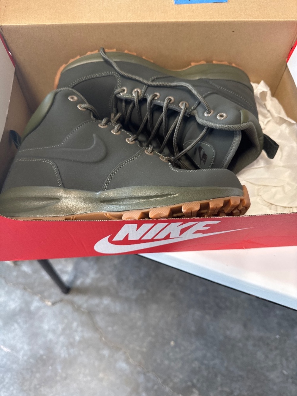 NEW Men’s 6 Women’s 7.5 Nike Manoa Leather in Cargo Khake